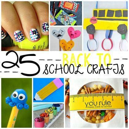 25 Back To School Crafts for Kids