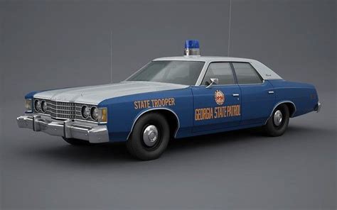 1974 Ford Custom 500 Georgia State Patrol | Roof Hardware