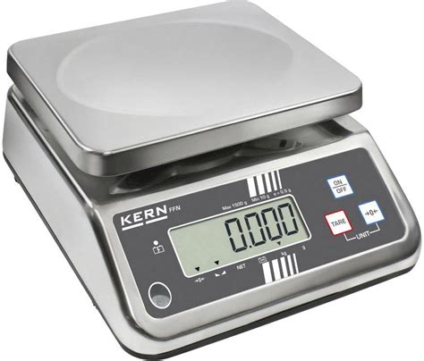 Balance de table Kern Plage de pesée max 6 kg Résolution 2 g Conrad fr