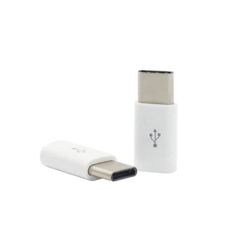 Adaptateur Micro Usb Femelle Vers Usb Type C M Le Cdiscount Informatique