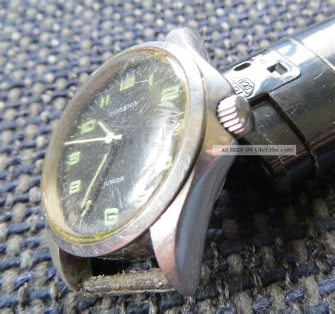 Hau Dau Armbanduhr Dugena Junior Handaufzug Mechanisch Datum 1970 Er