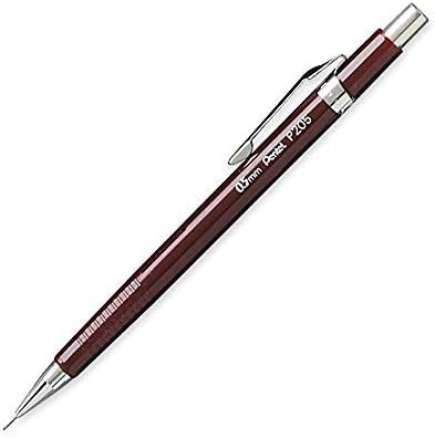 Pentel P B Mechanical Pencil Mm Hb Red Amazon Co Uk