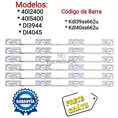 L Dl Dl I Kit C Barra De Led Tv Semp Toshiba Frete Gr Tis