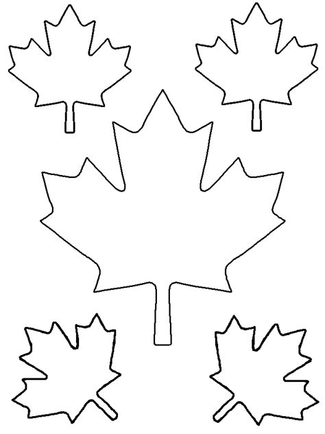 Large Printable Leaf