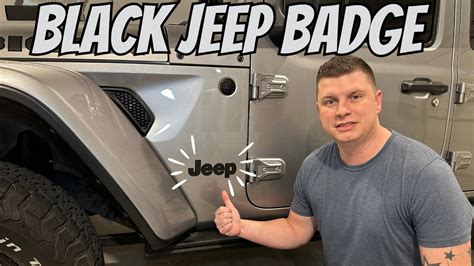 Revamp Your Jeep Easy Install Of Black JEEP Fender Emblems On Wrangler