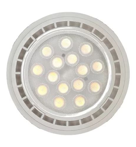 Lampara Dicroica Led Ar111 Rosca Gu10 12w Luz Fria Candela Color De La