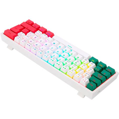 Teclado Gamer Redragon Fizz Pro México Mecánico Switch Red