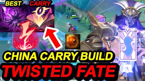 Wild Rift China Twisted Fate Mid Mvp Solo Carry Build Rune