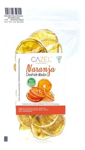 Naranja Deshidratada En Rodajas Natural G Oaxaca Mercadolibre