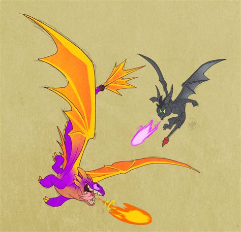 Toothless and Spyro, SWAPPED by SharpDressedReptile on DeviantArt