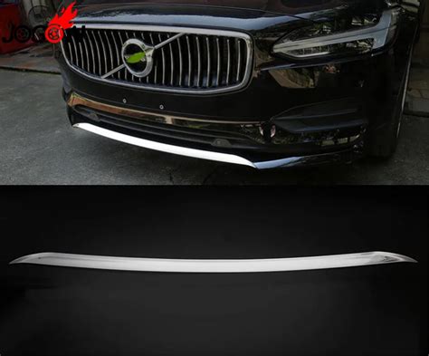 Accessories New Abs Chrome Front Bumper Lips Cover Trim For Volvo S