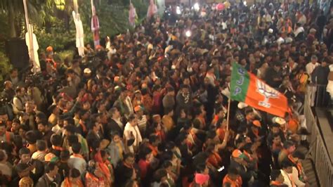 In Pics Celebrations As BJP Records Victory In Gujarat Congress In