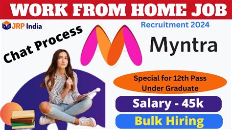 Myntra Chat Email Work From Home Online Job At Home Part Time