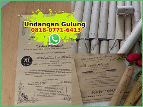 Harga Kertas Undangan Pernikahan Polos Lukisan