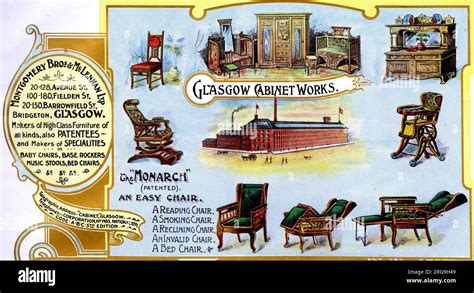 Glasgow Cabinet Works Scotland S Industrial Souvenir Stock Photo