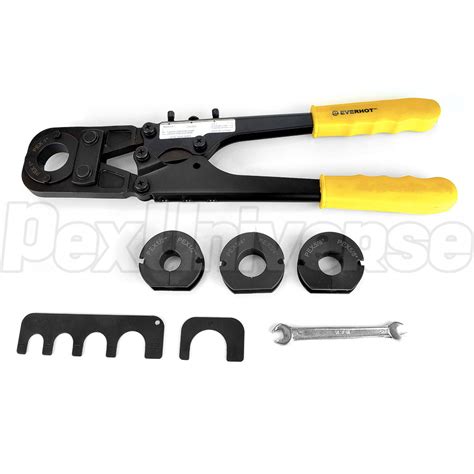 PEX Crimp Tool Kit for 1/2", 5/8", 3/4" and 1" sizes - PexUniverse