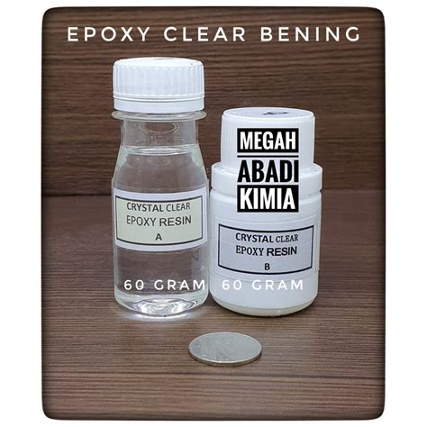 Jual Epoxy Resin Bening Clear 60 Gram Hardener 60 Gram Shopee Indonesia