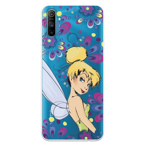 Funda Para Realme C3 Oficial De Disney Campanilla Flores Peter Pan