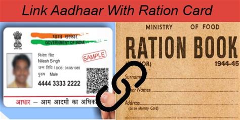 How To Link Aadhaar Card To Ration Card Online Offline Process Link