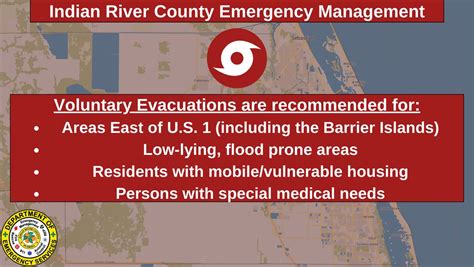 Indian River EOC On Twitter Part 1 In Preparation For Tropical Storm