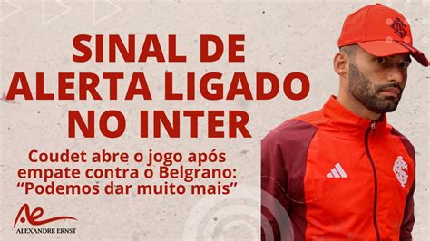 COUDET ABRE O JOGO APÓS EMPATE SINAL DE ALERTA LIGADO TRIO