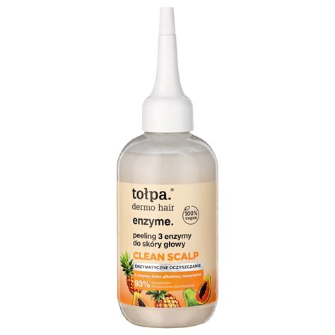 Tołpa Dermo Hair Enzyme peeling 3 enzymy do skóry głowy 100 ml hebe pl