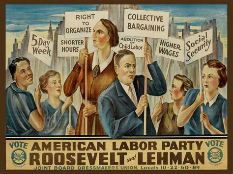 Vintage Labor Day Poster