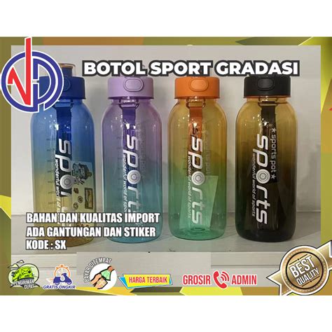 Jual BOTOL MINUM SPORT BENING GRADASI 1 LITER BOTOL OLAHRAGA BOTOL