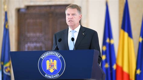 Klaus Iohannis Se Retrage Din Cursa Pentru Func Ia De Secretar General