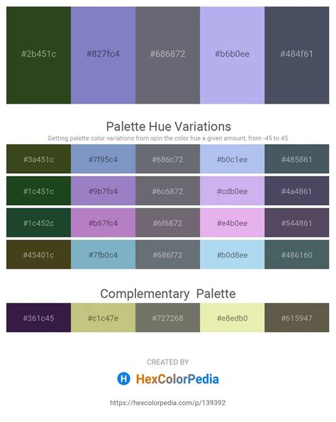 23746 Slate Gray Color Schemes | Hexcolorpedia