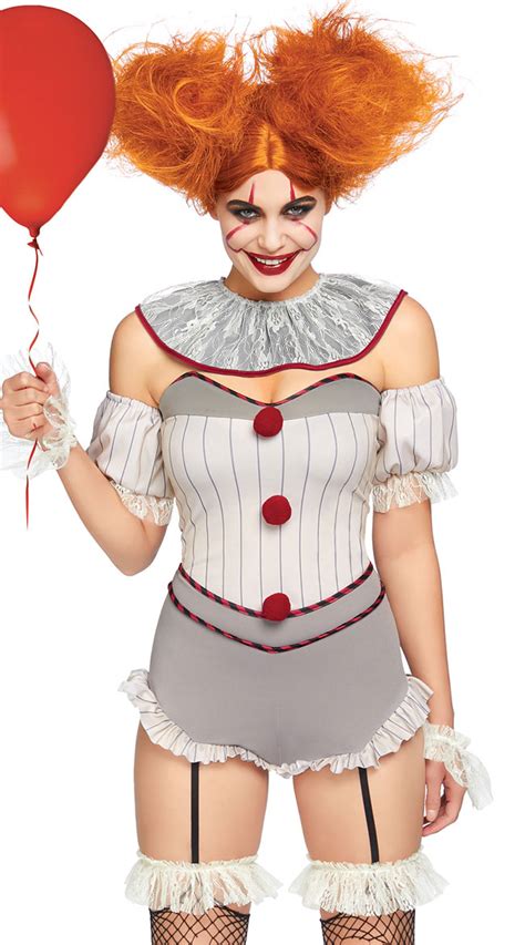 Killer Sewer Clown Costume, sewer clown character costume - Yandy.com