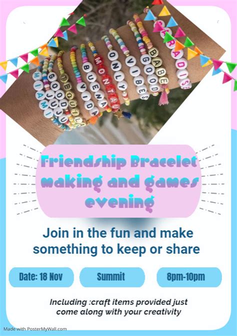 Friendship Bracelet Postermywall