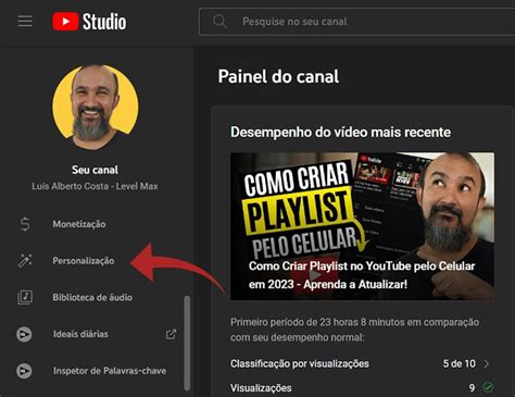 Como Mudar O Nome Do Seu Canal No YouTube Level Max