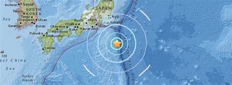 Strong And Shallow M6 1 Earthquake Hits Izu Islands Region Japan The Watchers