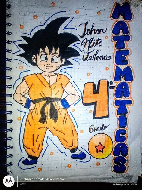 Caratulas De Goku Para Cuadernos