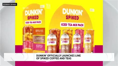 Dunkin Announces New ‘spiked Beverages