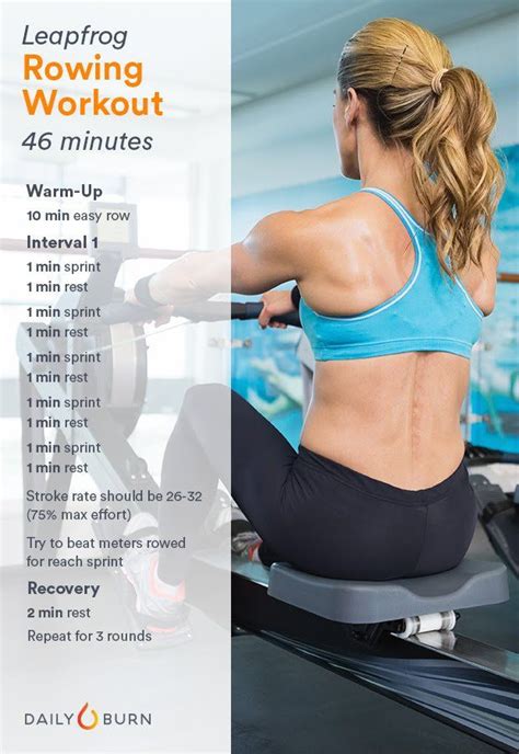 Rowing Machine Workouts Lean Leapfrog Crossfit Workouts Cardio