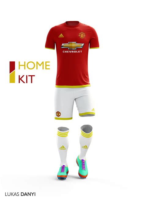 Manchester United Football Kit 16/17. on Behance