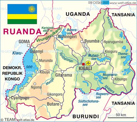 Rwanda Congo Map