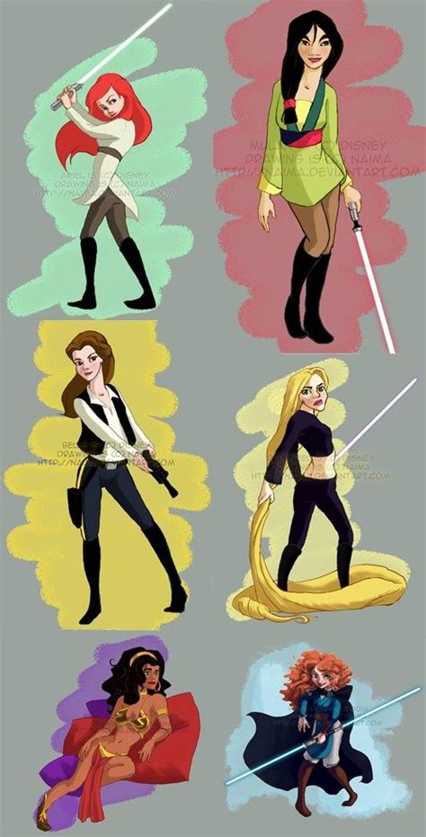 Disney Star Wars Mash Up Star Wars Princess Disney Disney Star Wars