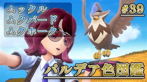 【パルデア色図鑑】全ポケモンを色違いにする旅 ムックル・ムクバード・ムクホーク編【ポケモンsv】 Pokémon Charts