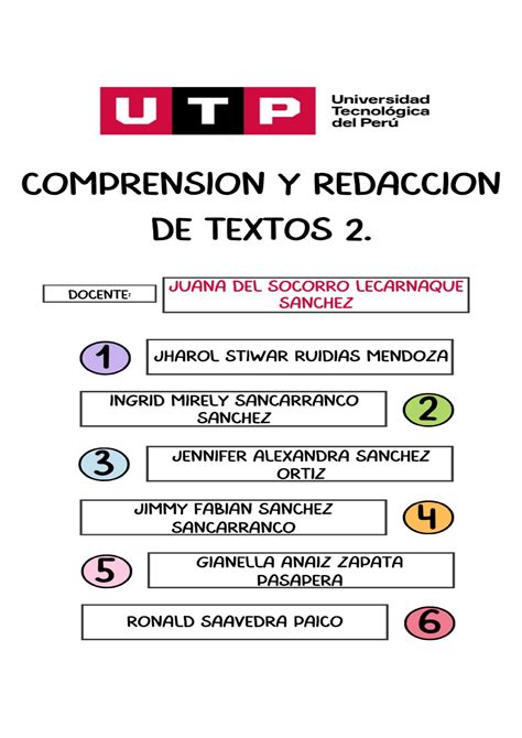 Redacción para el informe de recomendación versión final Informe de