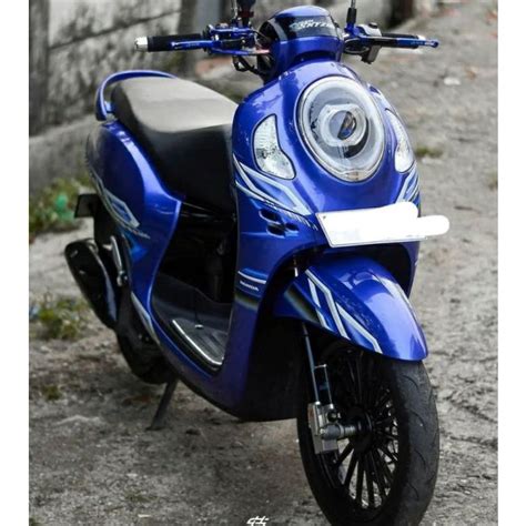 Jual Stripping Honda Scoppy Design New Transparan Shopee