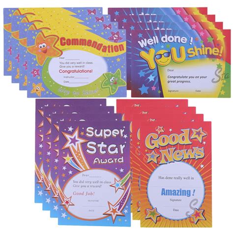 Eease 200Pcs Kids Award Certificates Cartoon Certificate of Completion Children Certificate of ...