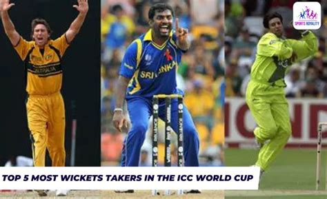 Top 5 Most Wickets Takers In The Icc World Cup History February 2024