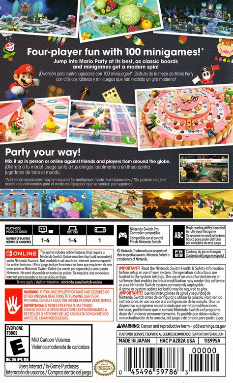 Mario Party Superstars Box Shot For Nintendo Switch GameFAQs