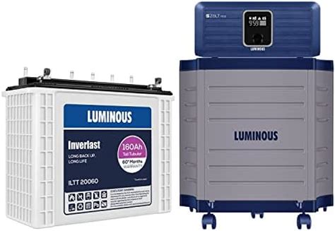 Luminous Inverter Battery Combo Icon Pure Sine Wave Va V