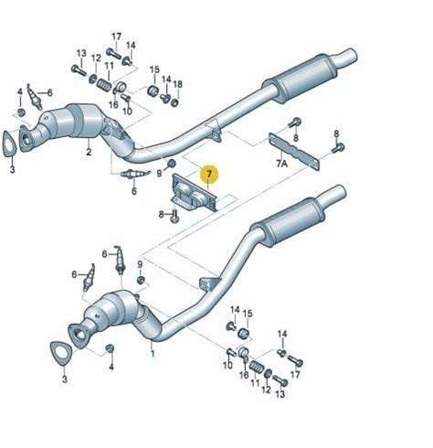 4F0253099L Exhaust hanger holder Audi A6 C6 05 11 4F0253099L купити