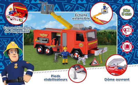 Simba Feuerwehrmann Sam Jupiter Truck Serie Figuren Sam