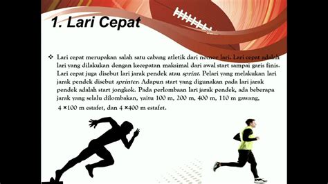 Materi Daring PJOK Kelas 6 SD Atletik Lari Cepat Menggunakan Start